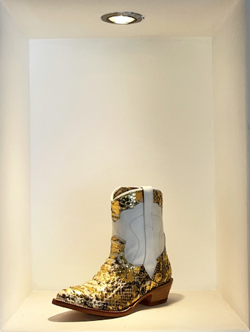 Botín Vaquero GOLD PYTHON